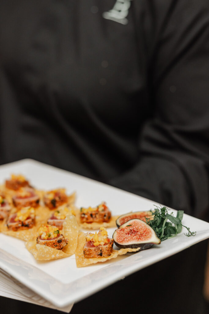 Cocktail hour bites that are actually worth grabbing—elevated, seasonal, and just enough to hold guests over without ruining dinner